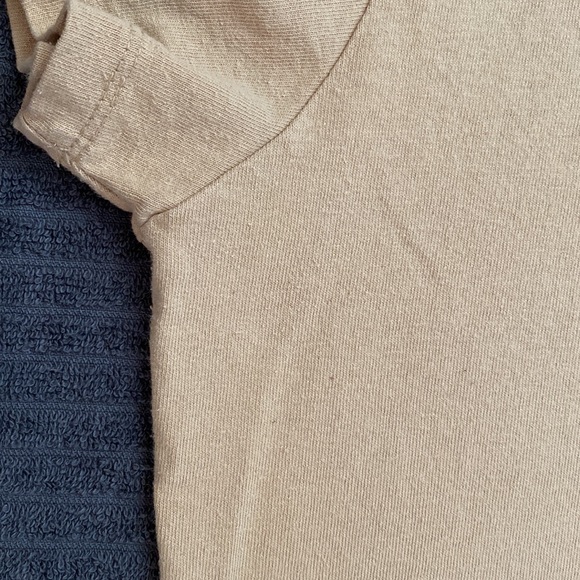 [M] Urban Outfitters Oversized Cropped Short Sleeve T-Shirt | Tan - Picture 3 of 5